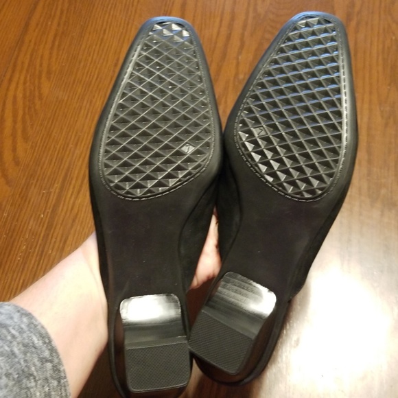 Aerosoles Lolly black suede slip on Rk:8:1018 - Picture 4 of 7